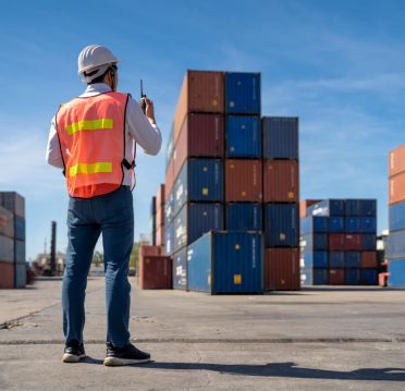 Logistics manager at shipyard warehouse